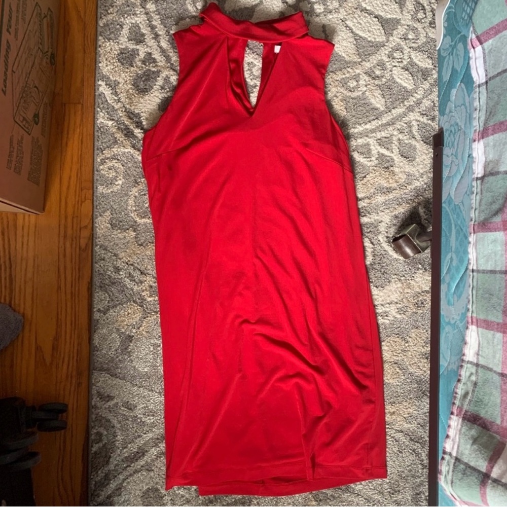 NWT Women's London Times Red Mini Dress